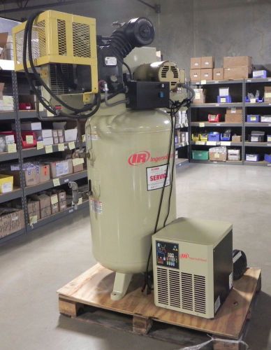 Ingersoll rand 80 gallon 7.5 hp air compressor with air dryer for sale
