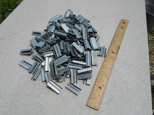 2# lbs  1/2&#034; Banding Clips Strapping Seals Clamps