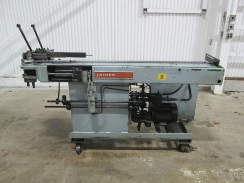 Pines horizontal type tube bending machine 180 degree - used - am13684 for sale