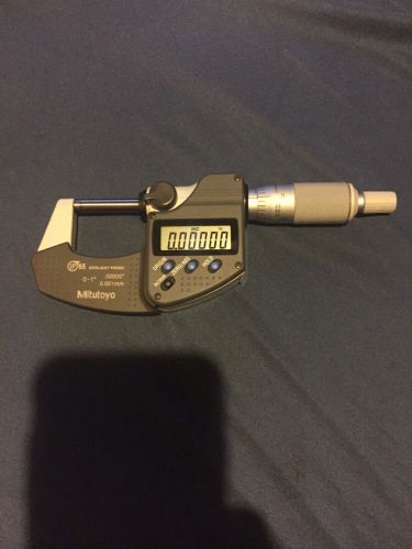 Mitutoyo 293-340-30 Digimatic Outside Micrometer, 0-1&#034; Range - Brand New