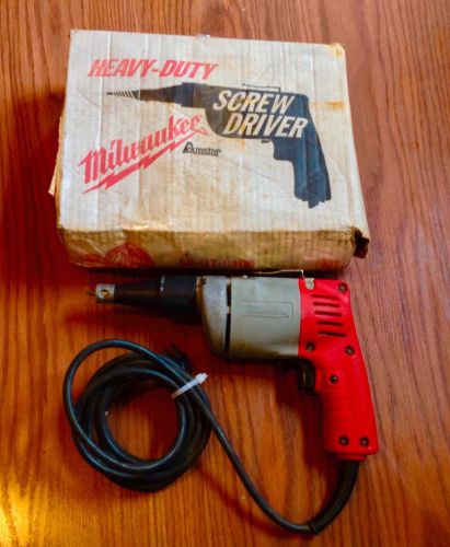 MILWAUKEE Screw Gun Screw Driver 6753-1 In Excellent Condition Sheet Rock Tool