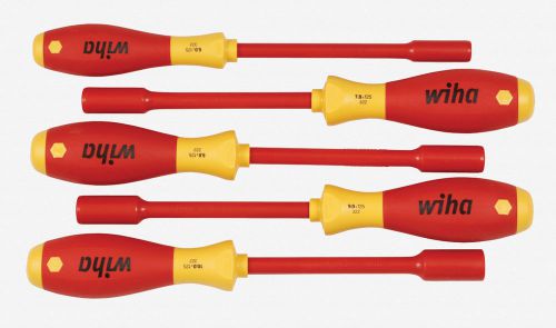 Wiha 32291 5 piece insulated nut driver metric set for sale