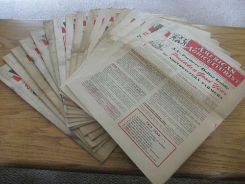 17] Vintage 1946 AMERICAN AGRICULTURIST Farm Papers TRACTOR truck Chainsaws MORE