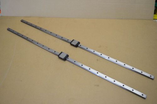 Cpc linear rail bearing slides mr15m, 830mm, 2 blocks smooth motion cnc actuator for sale