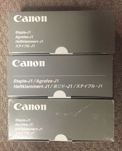 Canon Staple J1 No 502C Code 6707A002[AC] 2 Full Boxes 1 Partial
