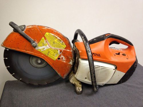 Stihl ts-420 14&#034; blade quickie concrete chop cut-off saw w/ water for sale