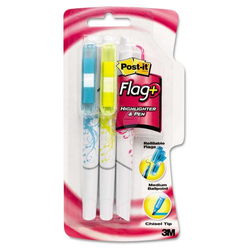 3 post-it flag pen/highlighters for sale