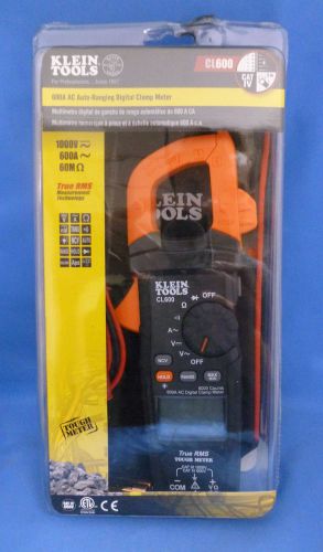 NEW Klein Tools CL600 AC Auto-Ranging 600 Amp Digital Clamp Meter - NEW SEALED !