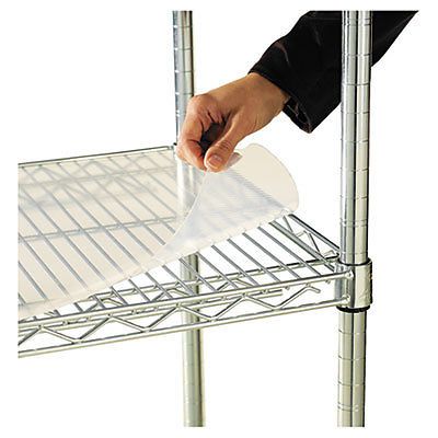 Shelf Liners For Wire Shelving, Clear Plastic, 36w x 18d, 4/Pack, 1 Package