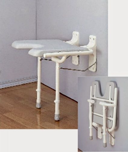 Foldable shower seat, wall mounted, free shipping, no tax, #9404 for sale