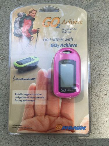 Nonin GO2 Achieve Finger Pulse Oximeter PINK Made in the USA