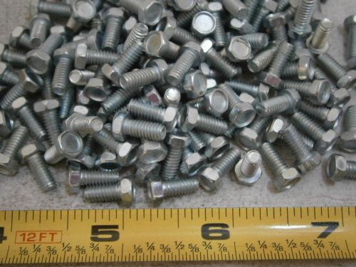 Machine Screws #8/32 x 3/8&#034; Long Indented Hex Head Steel Zinc Lot of 100 #5167