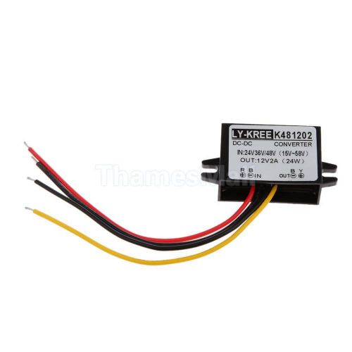 Dc to dc 36v to 12v 24w buck step-down converter voltage regulator for car for sale