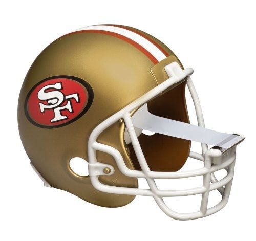 Scotch magic tape dispenser, san fransico 49ers football helmet with 1 roll of for sale