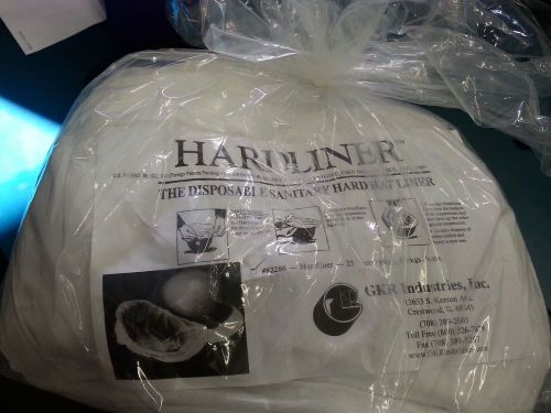 Hardliner disposable sanitary hard hat liners - package of 25 for sale
