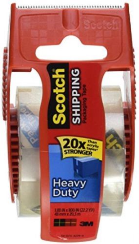 Scotch Heavy Duty Shipping Packaging Tape, 1.88 Inch X 800 Inch, Clear,Pack Of 2