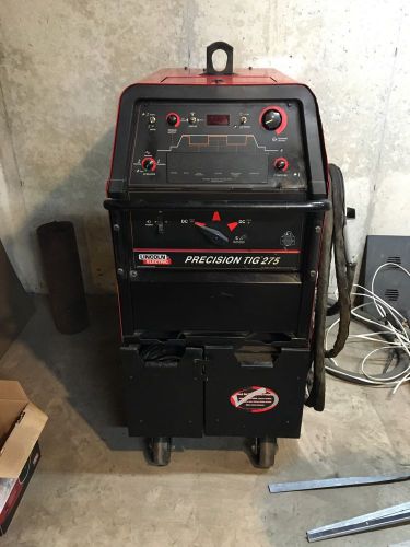 Lincoln precision tig 275 welder with cart water cooled for sale