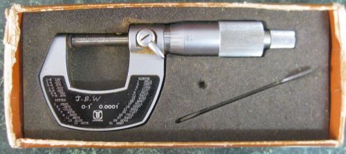 Uchida No. 301V Micrometer 0-1&#034; with Ratchet Stop and Clamp Lever