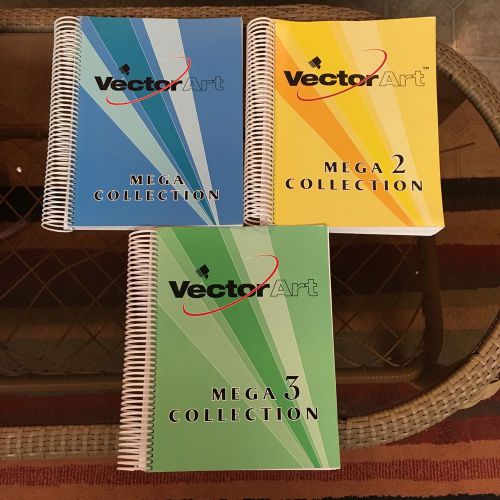 NEW Vector Art Clipart Graphics Images Mega Collection Volume 1,2 and 3