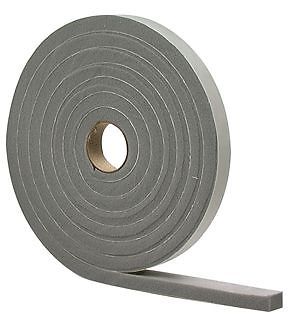Foam tape,3/8x1/2x10&#039;w/a gray for sale