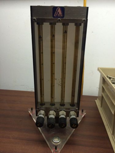 Cole parmer aalborg base mount flow meter multi range for sale