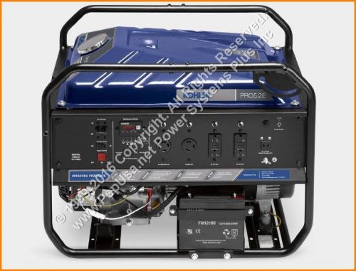 Kohler Gas Power PRO5.2E Generator 5.2kW Gasoline Portable Backup 120v 12v Honda