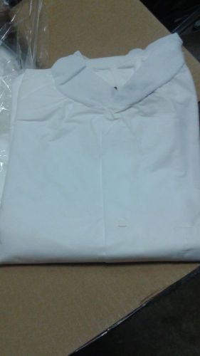 Kimberly clark 10022 lab coat, sz lg, 3 pocket, 25/pk - free shipping for sale