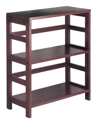 Winsome Bookcases Wood Shelf Espresso New Free Shipping Sale