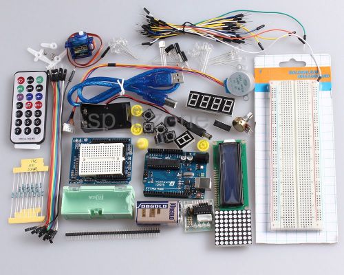 Beginner learning kit introduction kit for funduino uno compatible arduino profe for sale