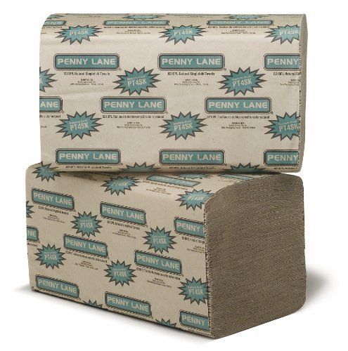 Bay West 8210 Paper Towel, Single-Fold, Natural 16 Pack of 250