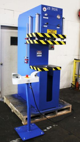 25 ton 12&#034; strk pressmaster cfp-25 hydraulic press for sale