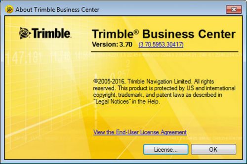 Trimble Business Center (TBC) Complete - Dongle License 65000-00 with Warranty