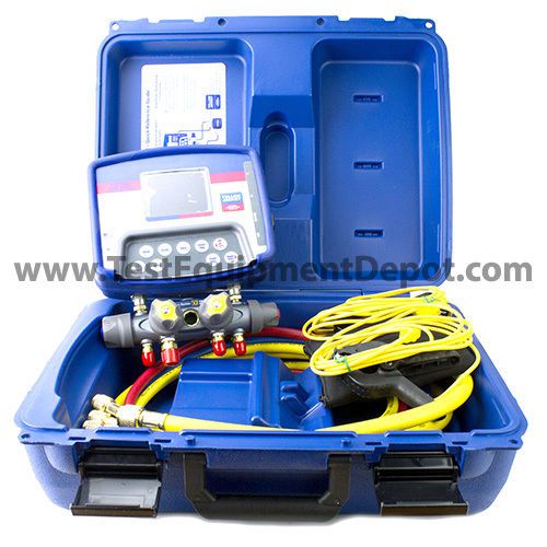 Yellow jacket 40815 refrigeration system analyzer, manifold, hoses for sale