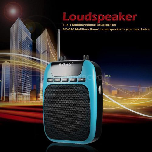 Mini Guide Teacher Portable Waistband Voice Amplifier Microphone Loudspeaker