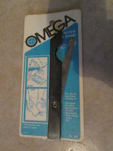 Omega Score &amp; Snap Formica and Plastic Cutter - #407 - USA!!!   (CA 14)