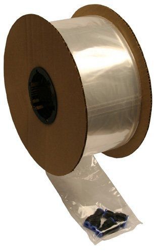 Bags-on-a-roll 3.0&#034; x 5.0&#034; x 1.5 mil clear auto fill pre-opened poly for sale