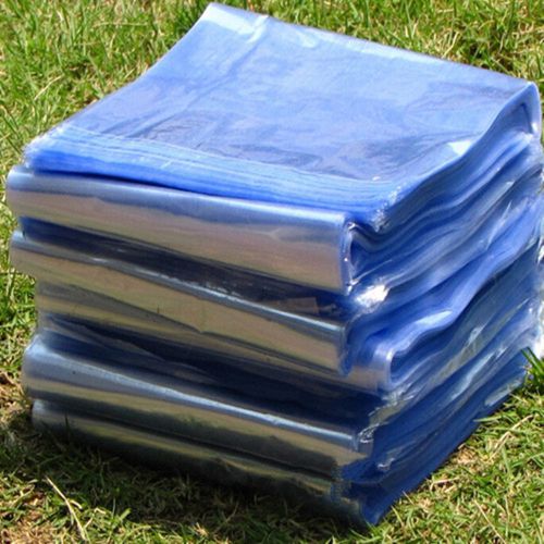 PVC Heat Shrink Film Wrap Flat Bags Poly Gift Cosmetic Candles Soap Packing Bag