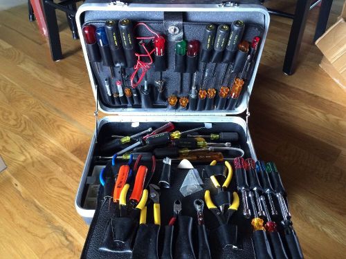 Klein electrician tool kit vaco tools professional hand 55 piece set super case for sale