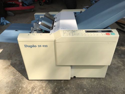 Duplo DF-920 Automatic Folder