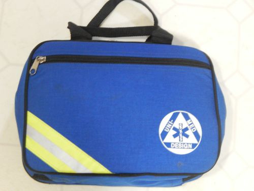 Uni-Med Design Bag Syringe Medicine Drug Pack Blue EMT EMS Rescue Needle Medical