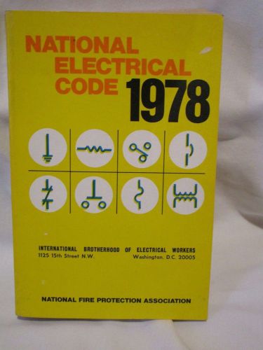 National Electrical Code Paperback Book FPA No. 70-1978 GREAT Condition
