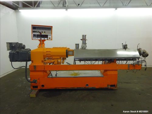 Used- leistritz 50mm co-rotating twin screw extruder, model zse 50/gl-36d, 36:1 for sale