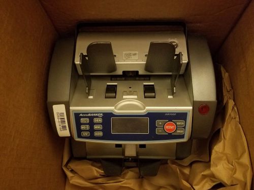 AccuBanker AB5500 Bill Counter USED Missing Power Cord! READ DESCRIPTION!!