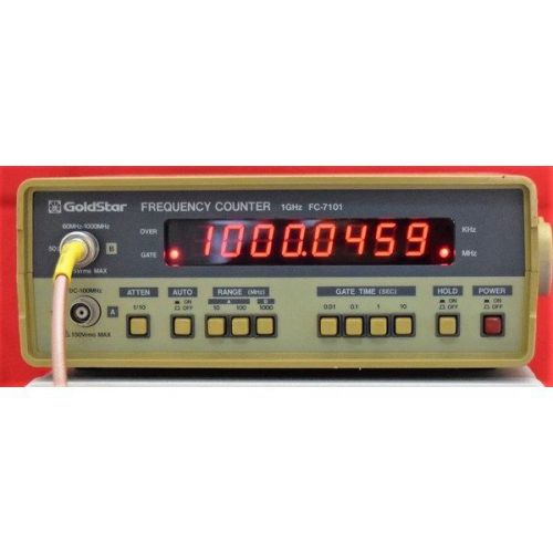 0.01-1000Mhz FC-7101 Goldstar Universal Rf Frequency counter