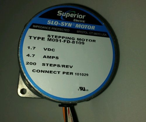 Superior electric m091-fd-8109 slo-syn stepping motor for sale