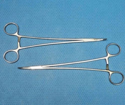 Lot of 2, V. Mueller CH-1720, Julian Thoracic Artery Forceps, Curved, Surgical