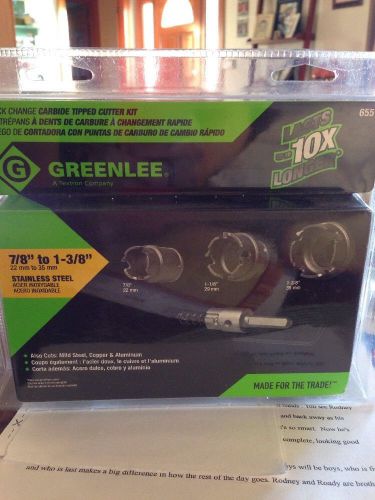 Greenlee 655 &#039; NEW&#039; Stainless Steel Cutter Kit