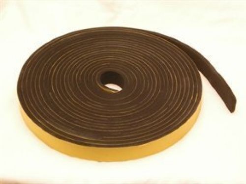 Rubber products neoprene rubber self adhesive strip ;1&#034; wide x 1/4&#034; thick x 33 for sale