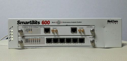 Spirent smartbits smb-600 with lan-3301a &amp; lan-3101a, tested, working, f/w 2.8 for sale