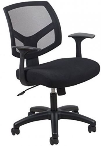 Essentials By OFM ESS-3030 Swivel Mesh Task Chair With Arms, Black